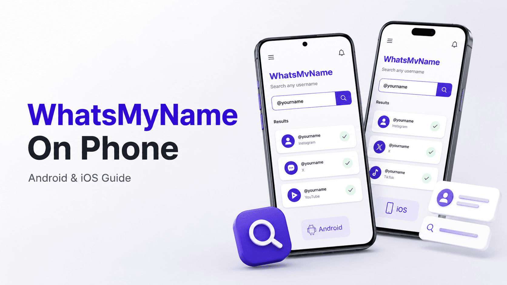How to Use WhatsMyName App on Your Phone. Android and iOS Guide