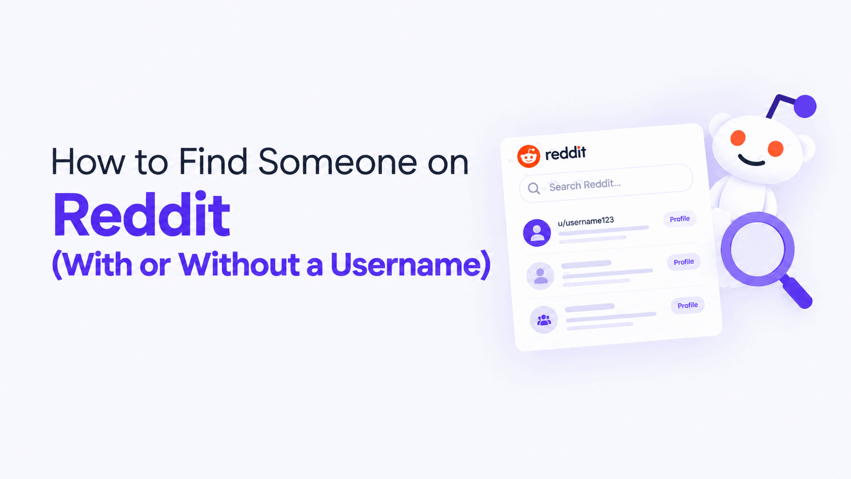 How to Find Someone on Reddit (With or Without a Username)